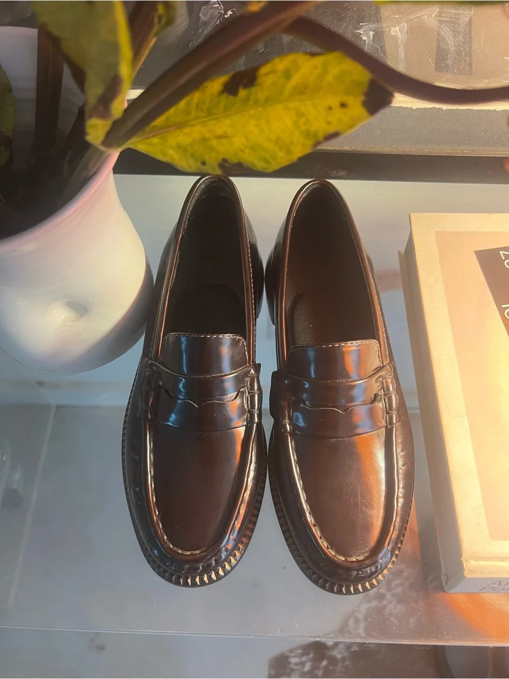Elba Penny Loafer - Freda Salvador - Espresso Spazzolato